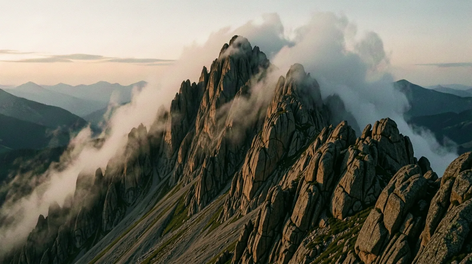 Slovak mountain peak representing strength and stability